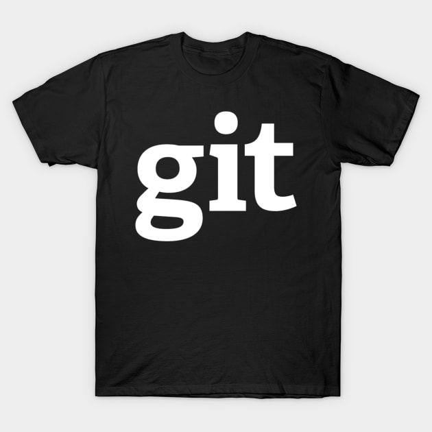 Git Authentic - version control system T-Shirt by mangobanana